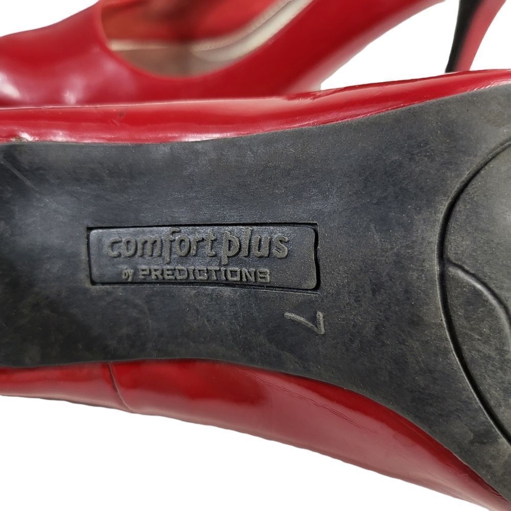 Prediction Comfort Plus Red Pointed Toe Pump Size… - image 4